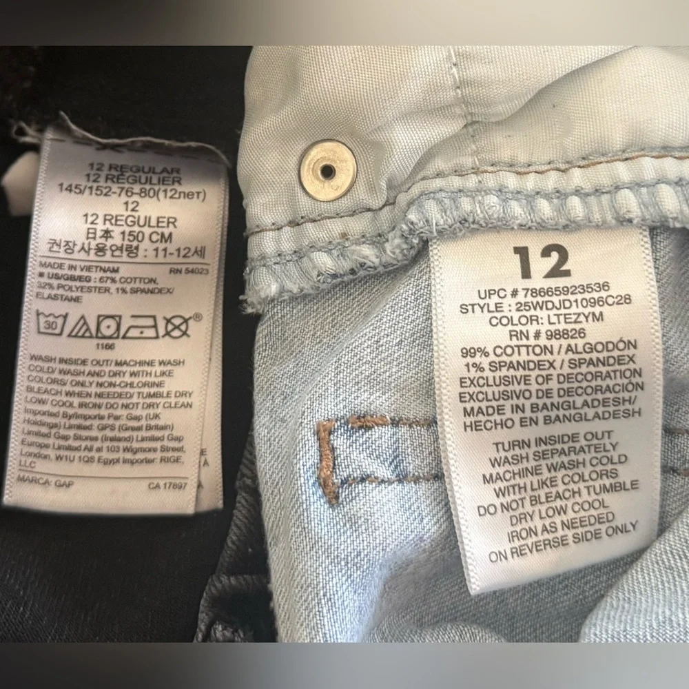 Girls size 12 jeans bundle